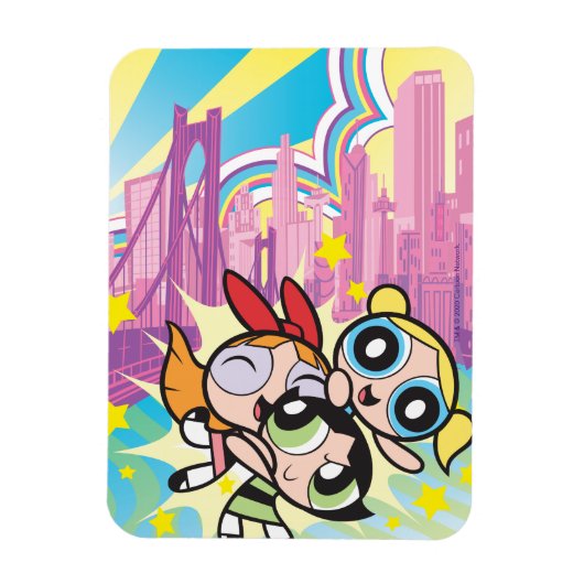 Powerpuff Girls-regel Magneet (Verticaal)