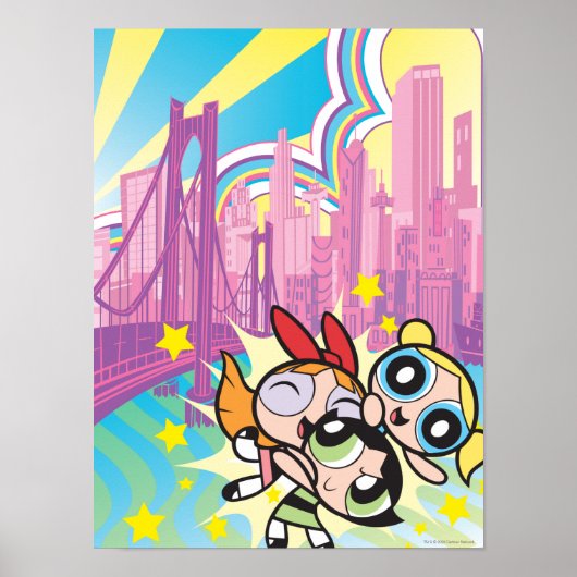 Powerpuff Girls-regel Poster (Voorkant)