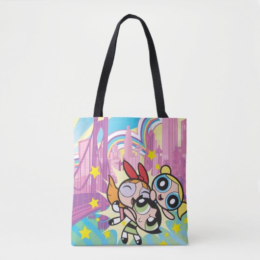 Powerpuff Girls-regel Tote Bag (Voorkant)