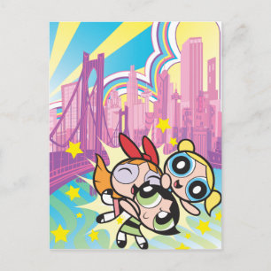 Powerpuff Girls-regel Uitnodiging Briefkaart