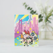 Powerpuff Girls-regel Uitnodiging Briefkaart (Staand voorkant)