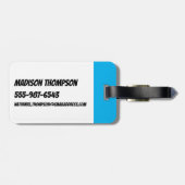 Powerpuff Girls Star Pattern Bagagelabel (Achterkant horizontaal)