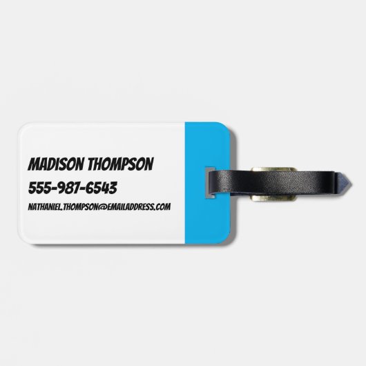 Powerpuff Girls Star Pattern Bagagelabel (Achterkant horizontaal)