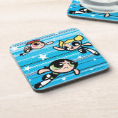 Powerpuff Girls Star Pattern Bier Onderzetter (Linkerzijde)