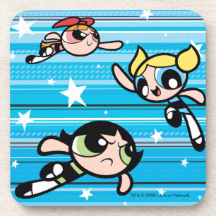 Powerpuff Girls Star Pattern Bier Onderzetter