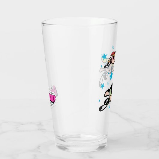 Powerpuff Girls Star Pattern Glas (Rechts)