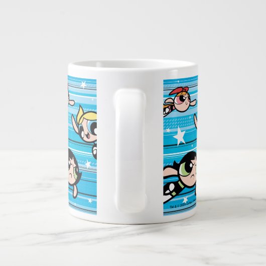Powerpuff Girls Star Pattern Grote Koffiekop (Achterkant)
