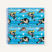 Powerpuff Girls Star Pattern Notitieboek (Voorkant)
