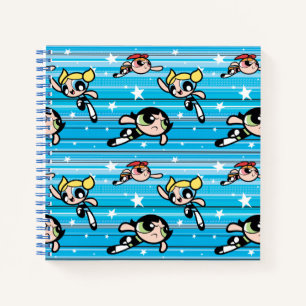Powerpuff Girls Star Pattern Notitieboek