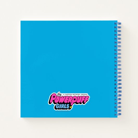 Powerpuff Girls Star Pattern Notitieboek (Achterkant)