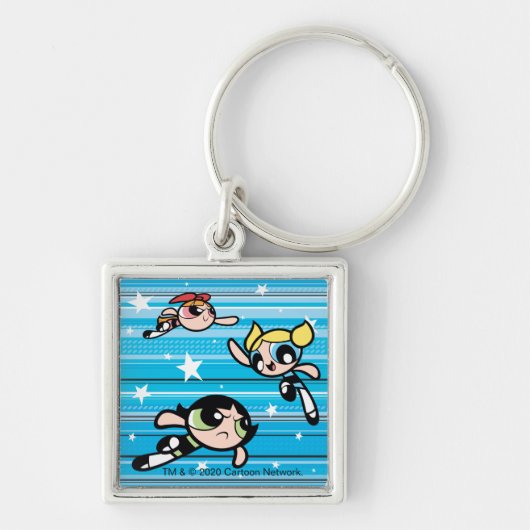 Powerpuff Girls Star Pattern Sleutelhanger (Voorkant)