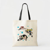 Powerpuff Girls Star Pattern Tote Bag (Voorkant)