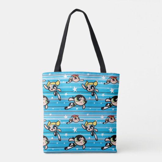 Powerpuff Girls Star Pattern Tote Bag (Achterkant)