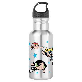 Powerpuff Girls Star Pattern Waterfles