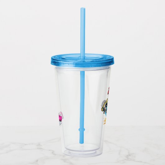 Powerpuff Girls starten in de lucht Acryl Drinkbeker (Rechts)
