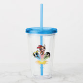 Powerpuff Girls starten in de lucht Acryl Drinkbeker (Voorkant)