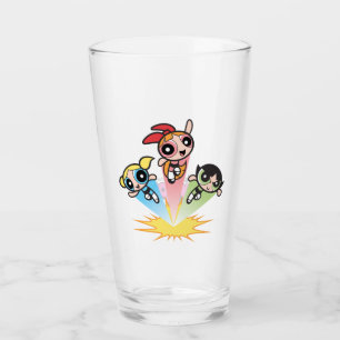 Powerpuff Girls starten in de lucht Glas