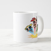 Powerpuff Girls starten in de lucht Grote Koffiekop (Voorkant rechts)