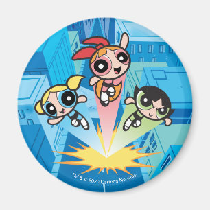 Powerpuff Girls starten in de lucht Magneet
