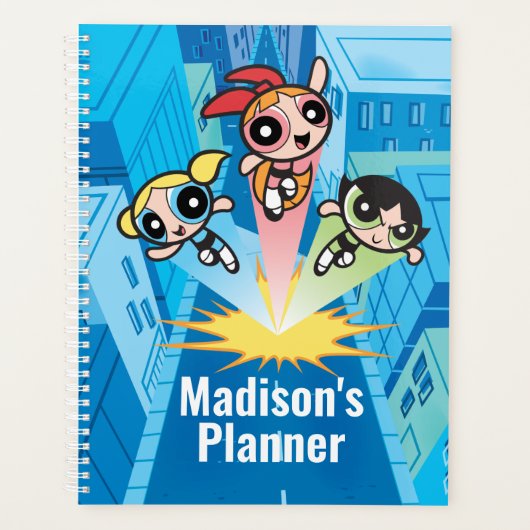 Powerpuff Girls starten in de lucht Planner (Voorkant)