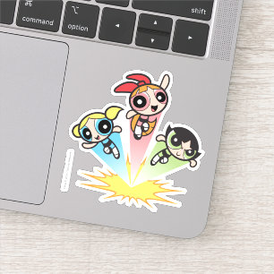 Powerpuff Girls starten in de lucht Sticker