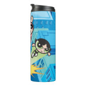 Powerpuff Girls starten in de lucht Thermosbeker (Geroteerd rechts)