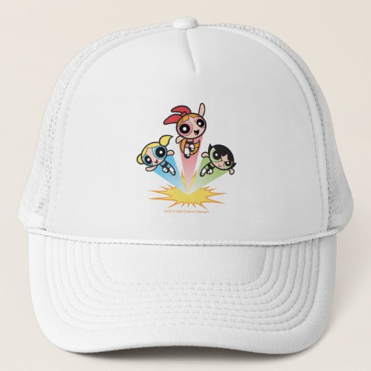 Powerpuff Girls starten in de lucht Trucker Pet (Voorkant)