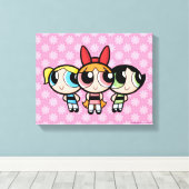 Powerpuff Girls: Suiker, specerijen en alles wat N Canvas Afdruk (Insitu (Houten vloer))