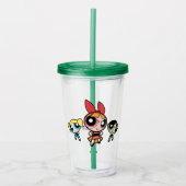 Powerpuff Girls Super Fierce Acryl Drinkbeker (Voorkant)