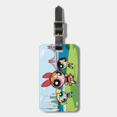 Powerpuff Girls Super Fierce Bagagelabel (Voorkant verticaal)