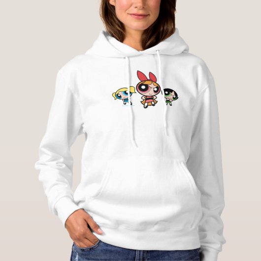 Powerpuff Girls Super Fierce Hoodie (Voorkant)