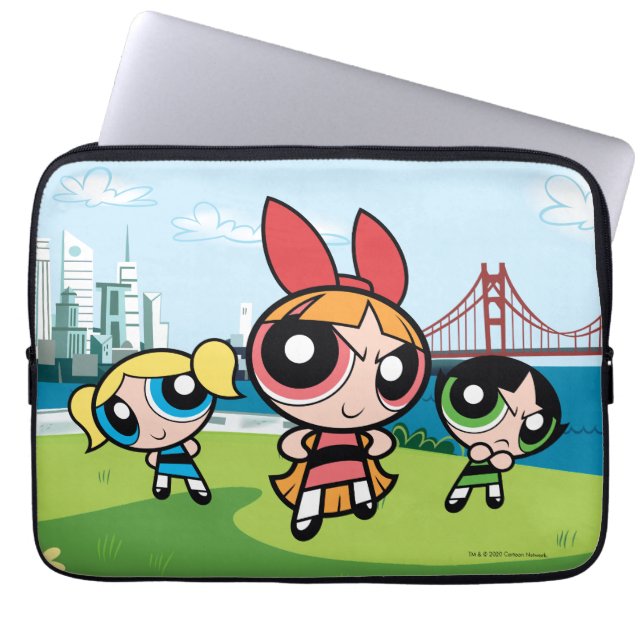 Powerpuff Girls Super Fierce Laptop Sleeve (Voorkant)
