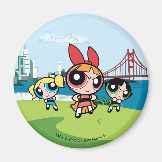 Powerpuff Girls Super Fierce Magneet (Voorkant)