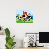 Powerpuff Girls Super Fierce Poster (Thuiskantoor)