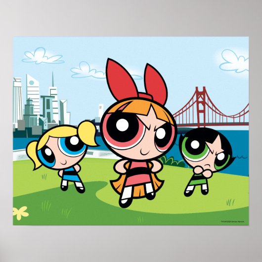 Powerpuff Girls Super Fierce Poster (Voorkant)