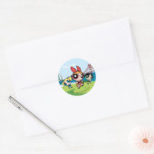 Powerpuff Girls Super Fierce Ronde Sticker (Envelop)