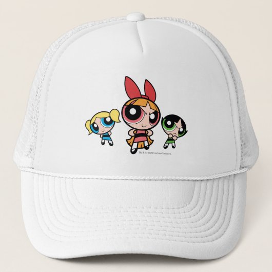 Powerpuff Girls Super Fierce Trucker Pet (Voorkant)