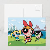 Powerpuff Girls Super Fierce Uitnodiging Briefkaart (Voorkant / Achterkant)