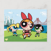 Powerpuff Girls Super Fierce Uitnodiging Briefkaart (Voorkant)