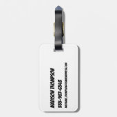 Powerpuff Girls Team Awesome Bagagelabel (Achterkant verticaal)