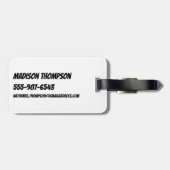 Powerpuff Girls Team Awesome Bagagelabel (Achterkant horizontaal)