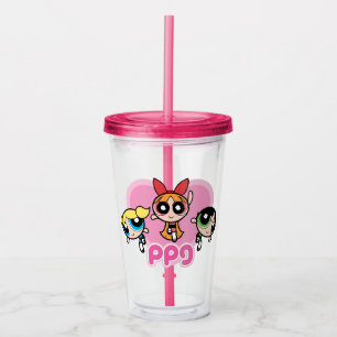 Powerpuff Girls Team Geweldige Acryl Drinkbeker