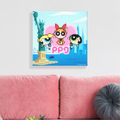 Powerpuff Girls Team Geweldige Canvas Afdruk (Insitu (Woonkamer))