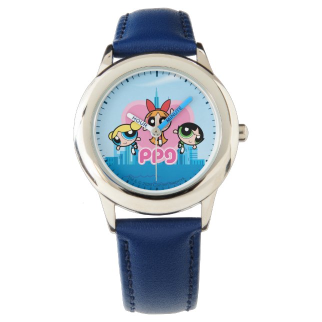 Powerpuff Girls Team Geweldige Horloge (Voorkant)
