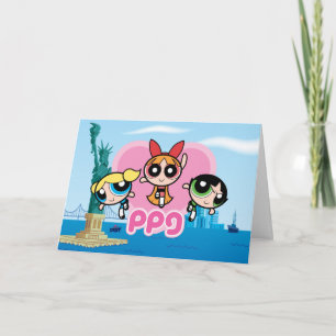 Powerpuff Girls Team Geweldige Kaart
