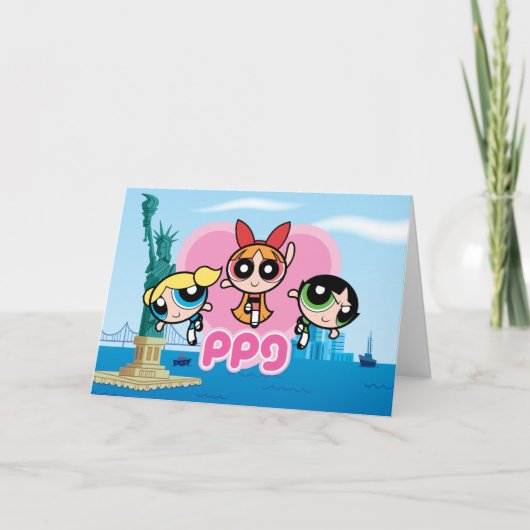 Powerpuff Girls Team Geweldige Kaart (Voorkant)