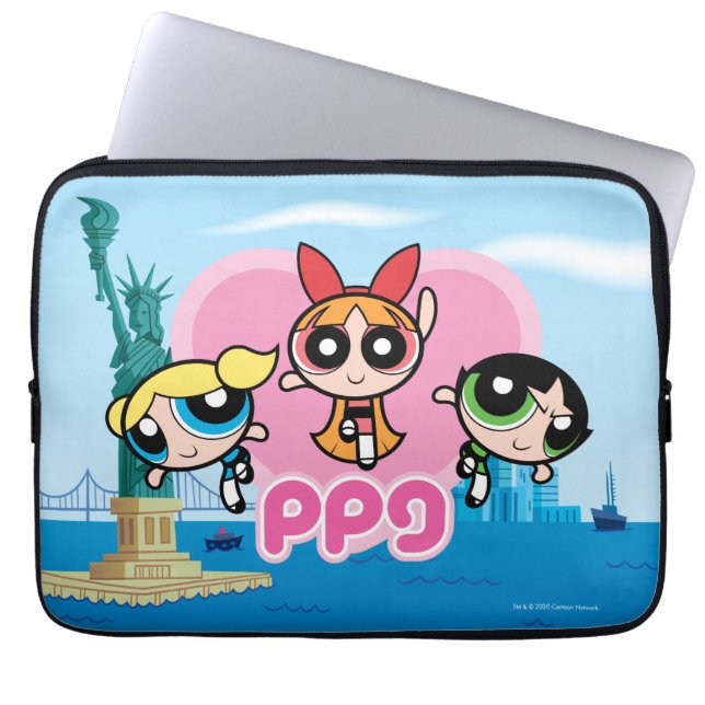 Powerpuff Girls Team Geweldige Laptop Sleeve (Voorkant)