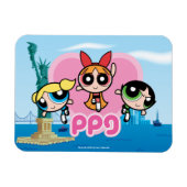 Powerpuff Girls Team Geweldige Magneet (Horizontaal)
