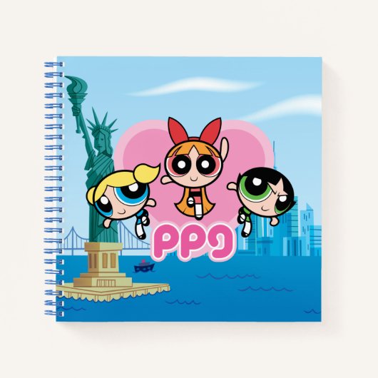 Powerpuff Girls Team Geweldige Notitieboek (Voorkant)