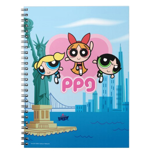 Powerpuff Girls Team Geweldige Notitieboek (Voorkant)